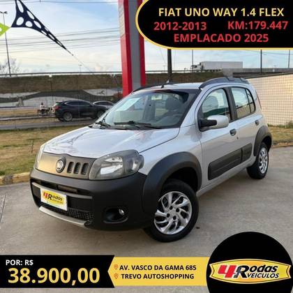 FIAT UNO 1.4 EVO WAY 8V FLEX 4P MANUAL FIAT UNO 1.4 EVO WAY 8V FLEX 4P MANUAL